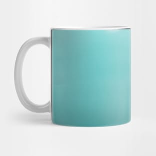 Aqua Blue Gradient Design Mug